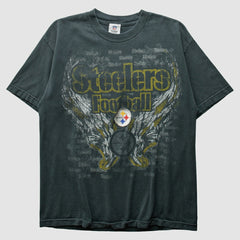 Fanatics Pittsburgh Steelers NFL 2010s T-Shirt Charcoal Vintage
