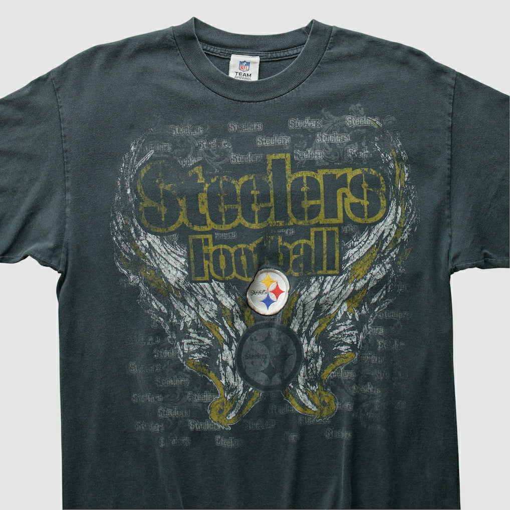 Fanatics Pittsburgh Steelers NFL 2010s T-Shirt Charcoal Vintage