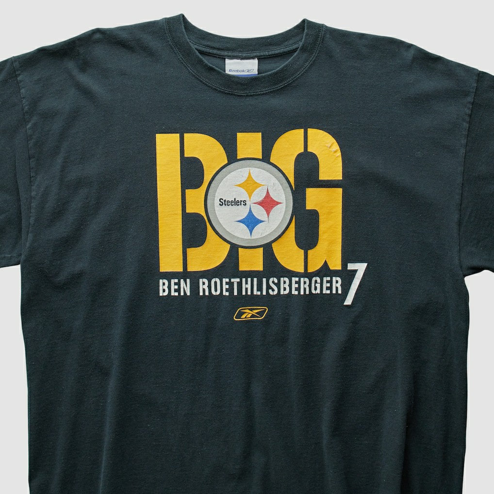 Fanatics Pittsburgh Steelers Reebok 2000s T-Shirt Black Vintage