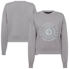 Winnipeg Jets Levelwear Women's Slate & Snow Sponge Tri-Blend Sweatshirt - Gray - NHL 203561073