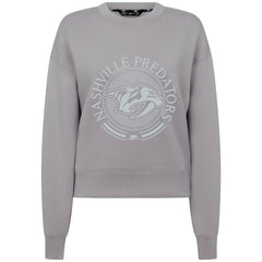 Nashville Predators Levelwear Women's Slate & Snow Sponge Tri-Blend Sweatshirt - Gray - NHL 203561076