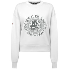 New York Islanders Levelwear Women's Slate & Snow Sponge Tri-Blend Sweatshirt - White - NHL 203561079