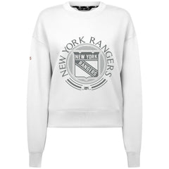 New York Rangers Levelwear Women's Slate & Snow Sponge Tri-Blend Sweatshirt - White - NHL 203561081