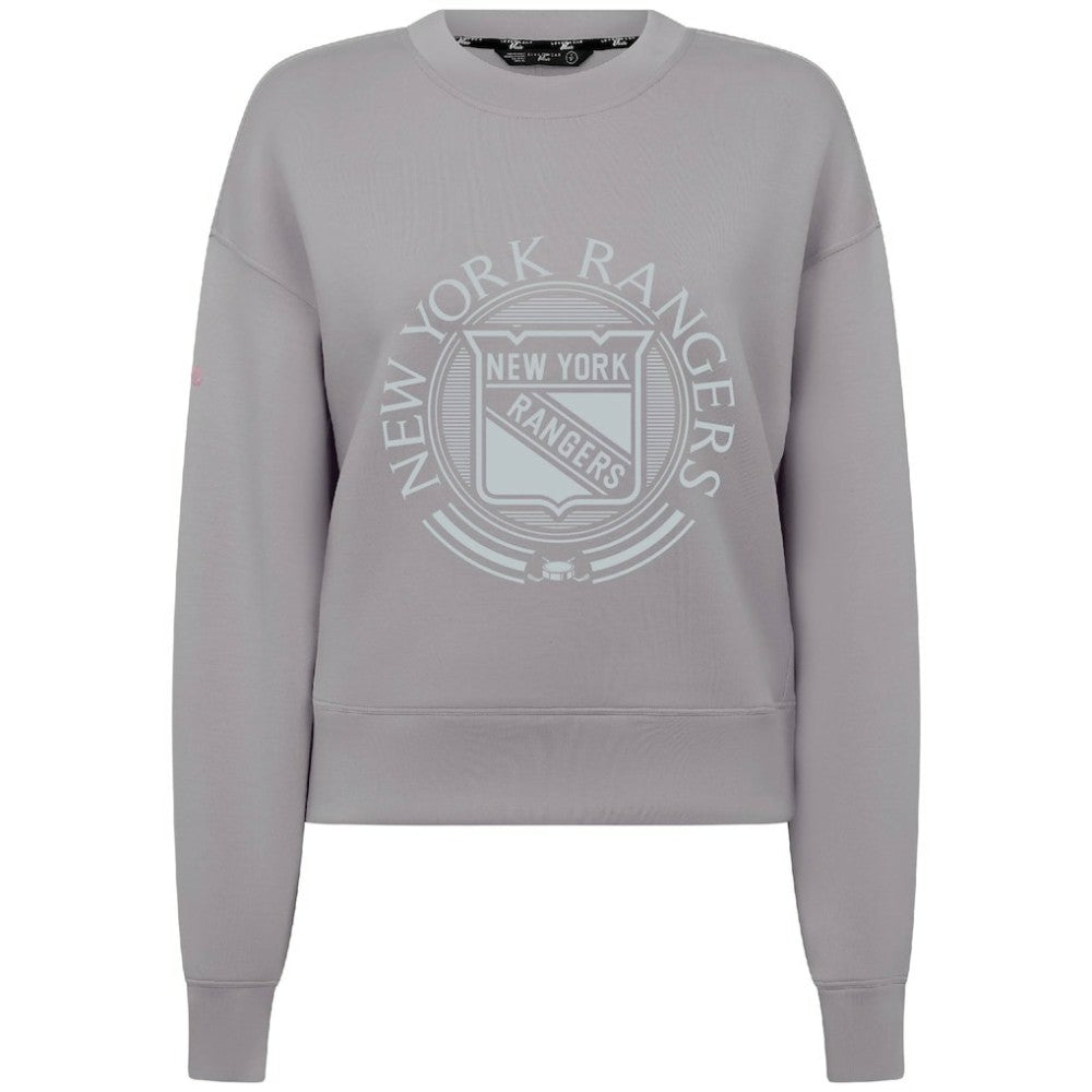 New York Rangers Levelwear Women's Slate & Snow Sponge Tri-Blend Sweatshirt - Gray - NHL 203561082