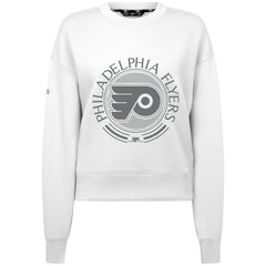 Philadelphia Flyers Levelwear Women's Slate & Snow Sponge Tri-Blend Sweatshirt - White - NHL 203561085