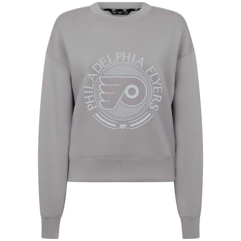 Philadelphia Flyers Levelwear Women's Slate & Snow Sponge Tri-Blend Sweatshirt - Gray - NHL 203561086