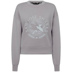 San Jose Sharks Levelwear Women's Slate & Snow Sponge Tri-Blend Sweatshirt - Gray - NHL 203561091