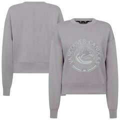 Vancouver Canucks Levelwear Women's Slate & Snow Sponge Tri-Blend Sweatshirt - Gray - NHL 203561101