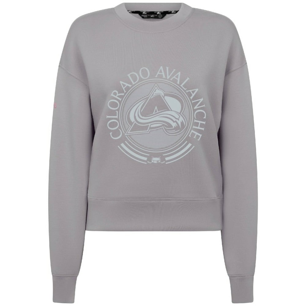 Colorado Avalanche Levelwear Women's Slate & Snow Sponge Tri-Blend Sweatshirt - Gray - NHL 203561109