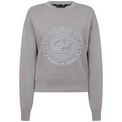 Columbus Blue Jackets Levelwear Women's Slate & Snow Sponge Tri-Blend Sweatshirt - Gray - NHL 203561111