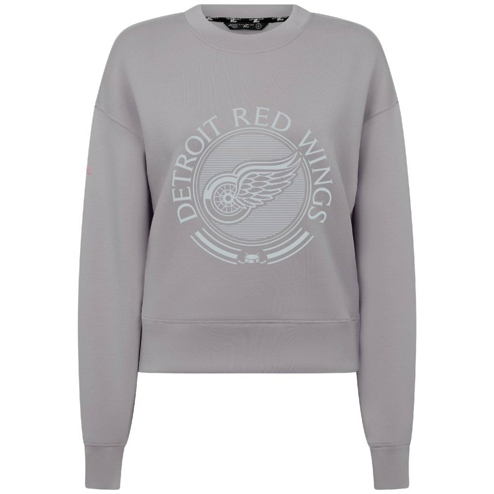 Detroit Red Wings Levelwear Women's Slate & Snow Sponge Tri-Blend Sweatshirt - Gray - NHL 203561115