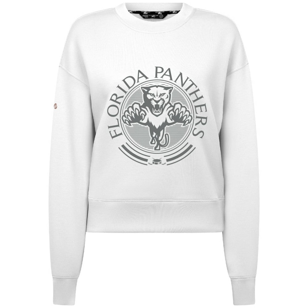 Florida Panthers Levelwear Women's Slate & Snow Sponge Tri-Blend Sweatshirt - White - NHL 203561118