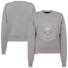 Buffalo Sabres Levelwear Women's Slate & Snow Sponge Tri-Blend Sweatshirt - Gray - NHL 203561121