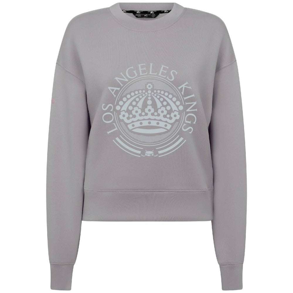 Los Angeles Kings Levelwear Women's Slate & Snow Sponge Tri-Blend Sweatshirt - Gray - NHL 203561126