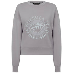 Minnesota Wild Levelwear Women's Slate & Snow Sponge Tri-Blend Sweatshirt - Gray - NHL 203561128