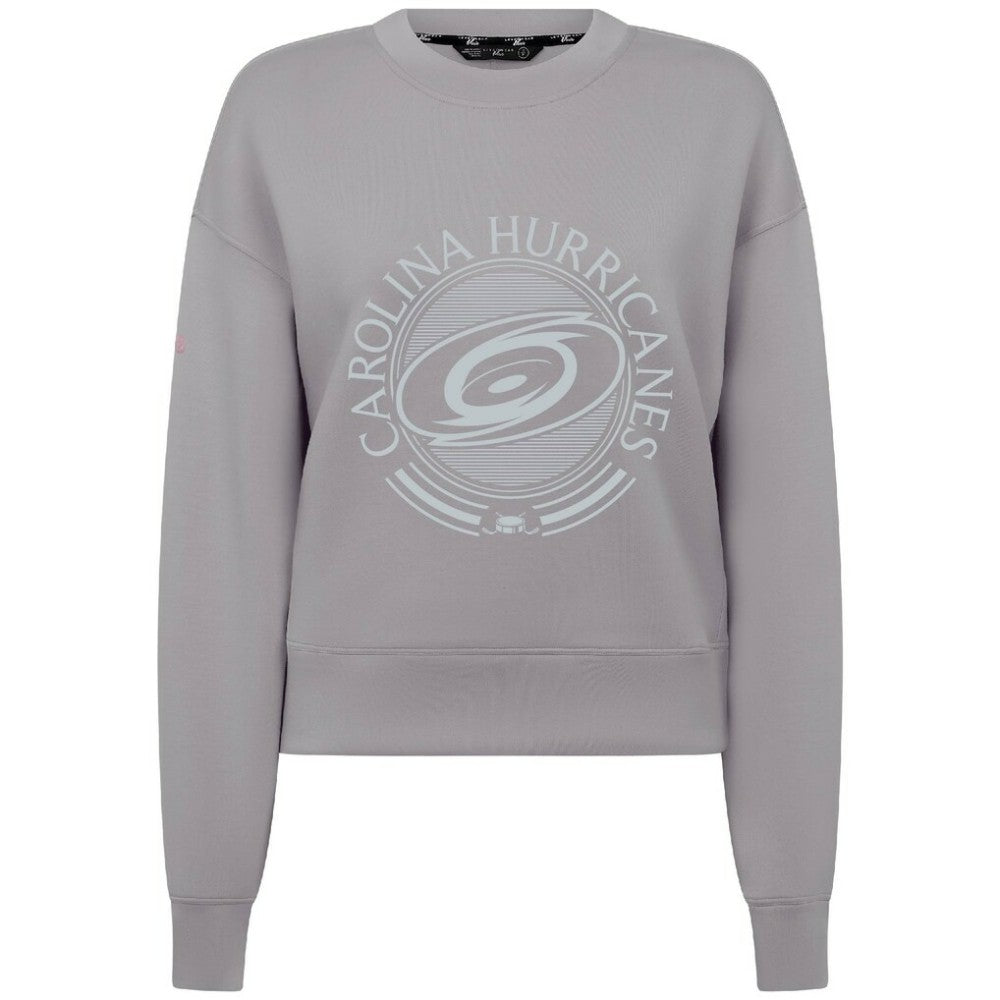 Carolina Hurricanes Levelwear Women's Slate & Snow Sponge Tri-Blend Sweatshirt - Gray - NHL 203561133