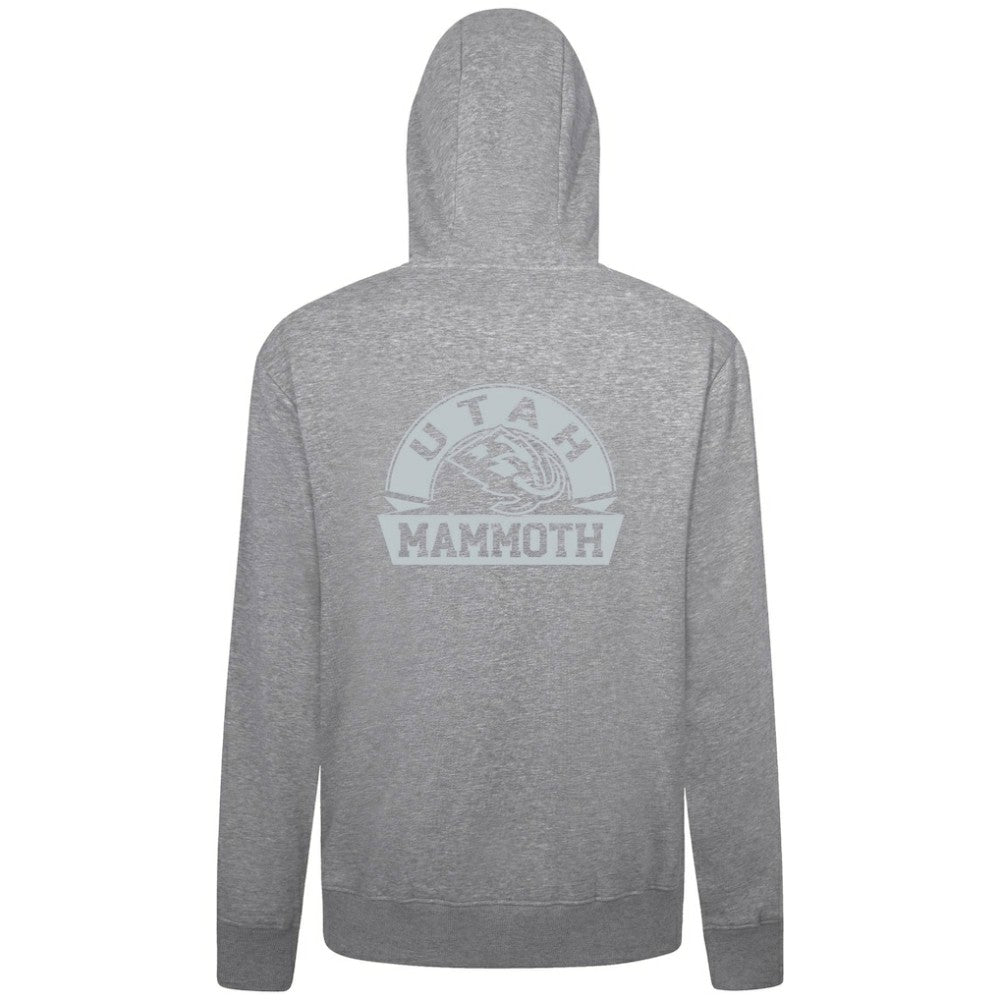Utah Mammoth Levelwear Podium Chenille Logo Full-Zip Hoodie - Gray - NHL 203561138