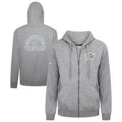Columbus Blue Jackets Levelwear Podium Chenille Logo Full-Zip Hoodie - Gray - NHL 203561142