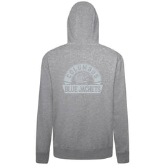 Columbus Blue Jackets Levelwear Podium Chenille Logo Full-Zip Hoodie - Gray - NHL 203561142