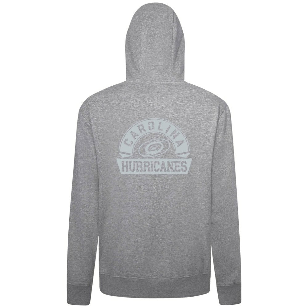 Carolina Hurricanes Levelwear Podium Chenille Logo Full-Zip Hoodie - Gray - NHL 203561148