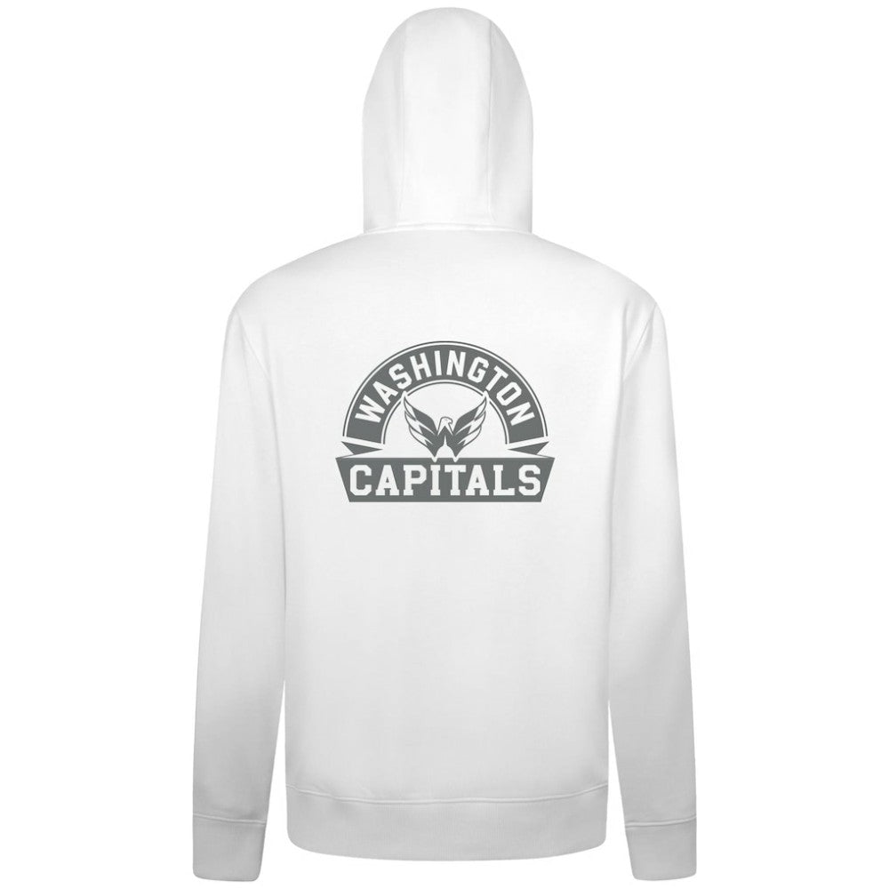 Washington Capitals Levelwear Podium Chenille Logo Full-Zip Hoodie - White - NHL 203561157