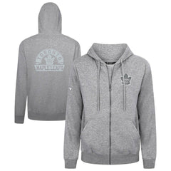 Toronto Maple Leafs Levelwear Podium Chenille Logo Full-Zip Hoodie - Gray - NHL 203561162