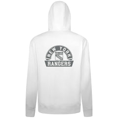 New York Rangers Levelwear Podium Chenille Logo Full-Zip Hoodie - White - NHL 203561169