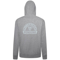 Pittsburgh Penguins Levelwear Podium Chenille Logo Full-Zip Hoodie - Gray - NHL 203561172