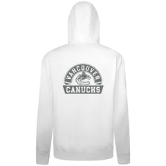 Vancouver Canucks Levelwear Podium Chenille Logo Full-Zip Hoodie - White - NHL 203561174