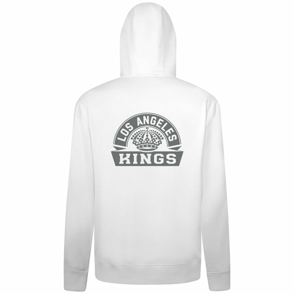 Los Angeles Kings Levelwear Podium Banner Arch Full-Zip Hoodie - White - NHL 203561186