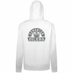 Edmonton Oilers Levelwear Podium Banner Arch Full-Zip Hoodie - White - NHL 203561194