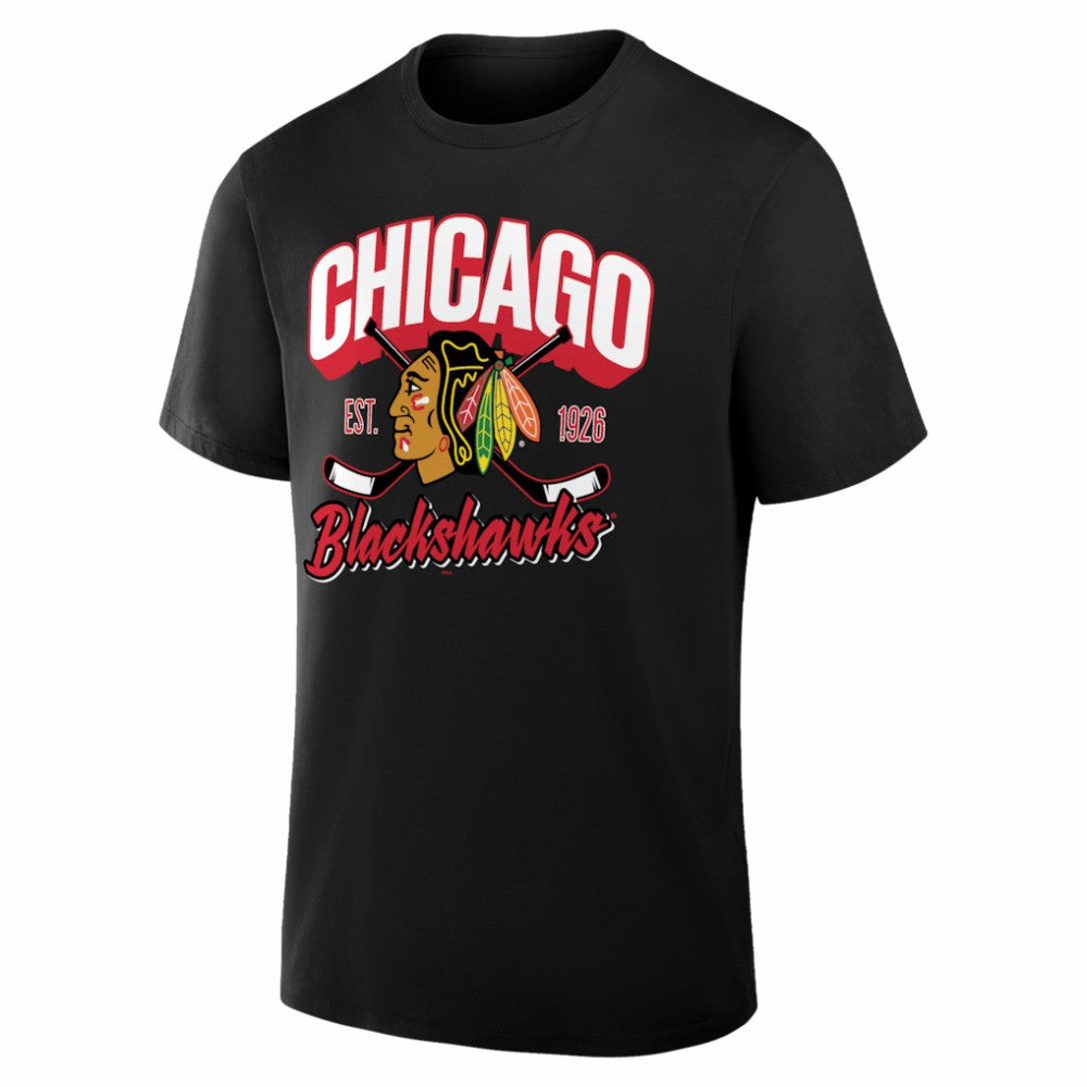 Chicago Blackhawks Fanatics Legacy T-Shirt - Black - NHL 203561338