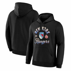 New York Rangers Fanatics Legacy Hoodie - Black - NHL 203561347