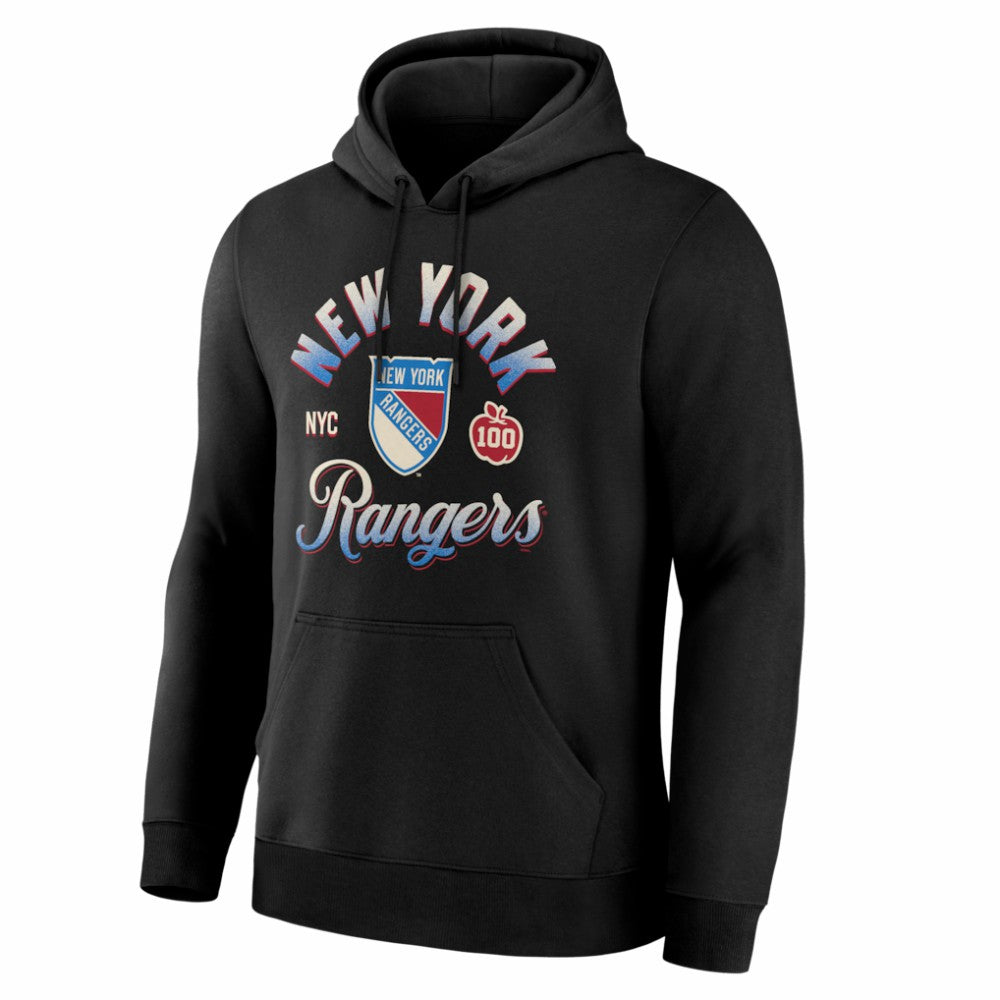 New York Rangers Fanatics Legacy Hoodie - Black - NHL 203561347