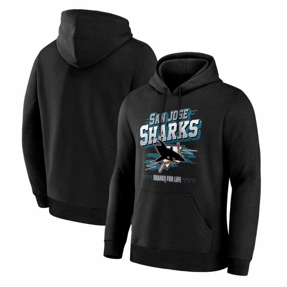 San Jose Sharks Fanatics Legacy Hoodie - Black - NHL 203561351