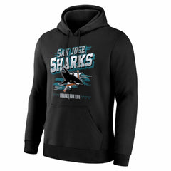 San Jose Sharks Fanatics Legacy Hoodie - Black - NHL 203561351