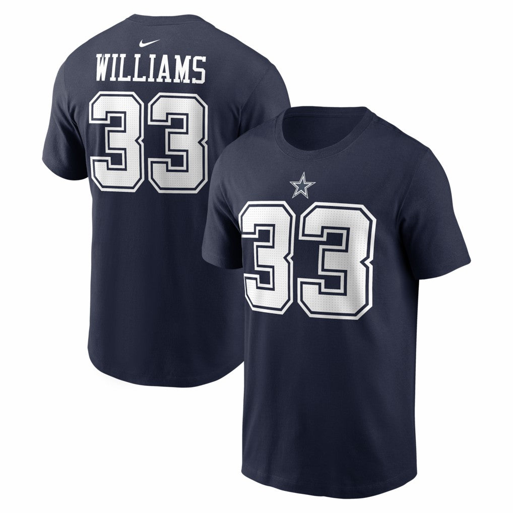 Nike Javonte Williams Dallas Cowboys Name & Number T-Shirt Navy