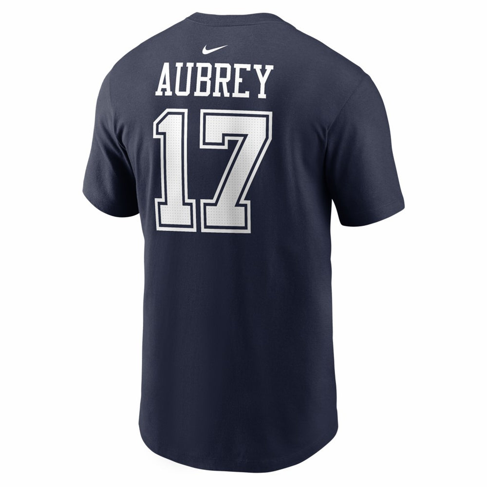 Nike Brandon Aubrey Dallas Cowboys Name & Number T-Shirt Navy