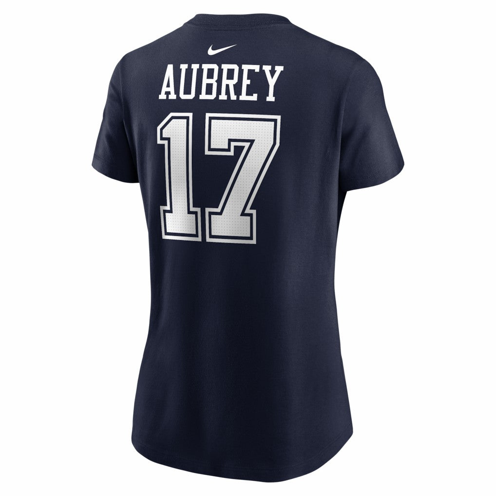 Nike Brandon Aubrey Dallas Cowboys Women's Player Name & Number T-Shirt Navy