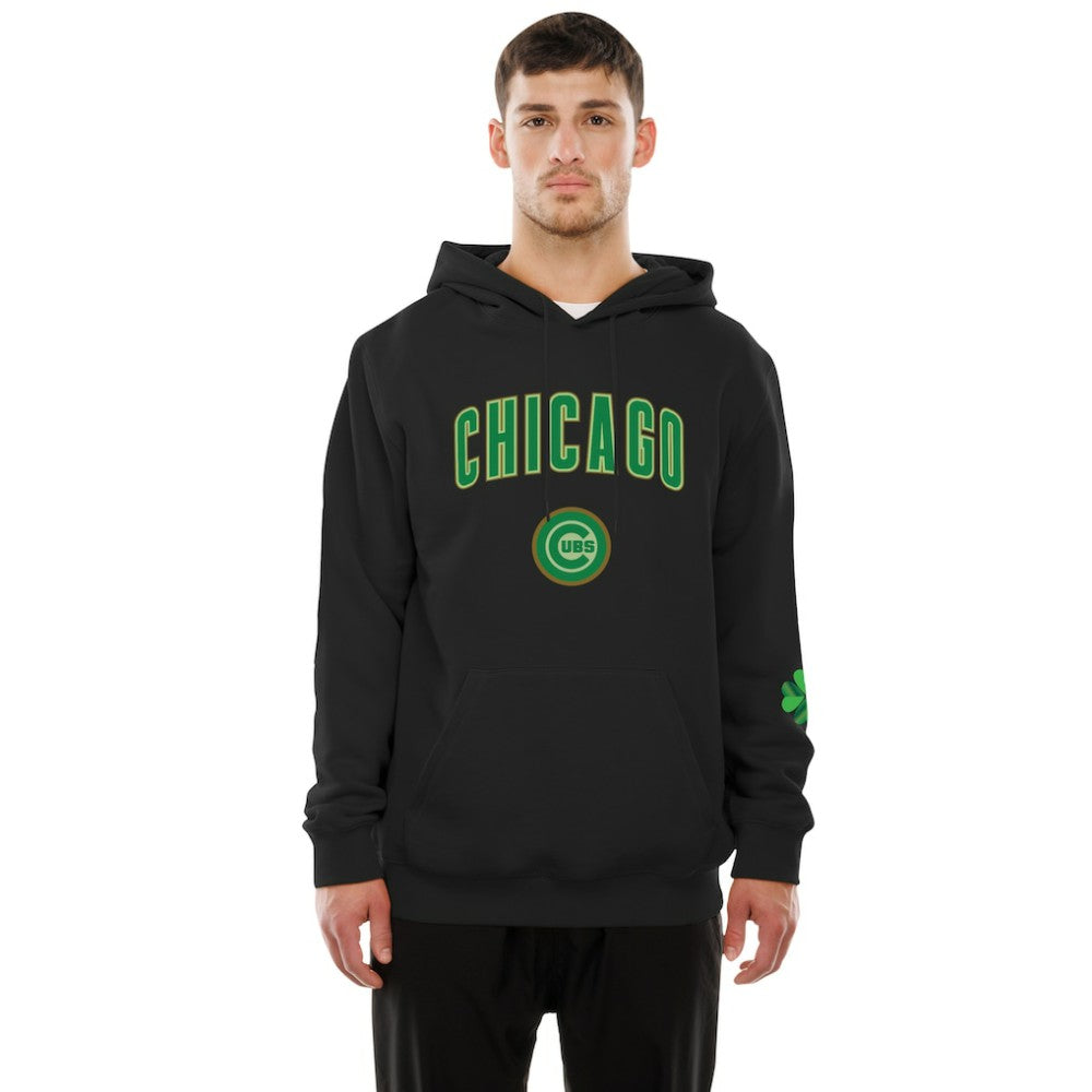 Chicago Cubs New Era 2026 St. Patrick's Day Fleece Hoodie - Black - New Era Sale