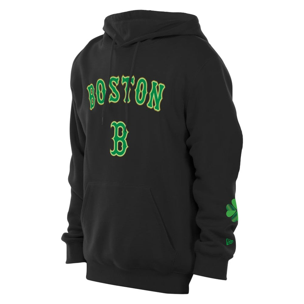 Boston Red Sox New Era 2026 St. Patrick's Day Fleece Hoodie - Black - New Era on Sale