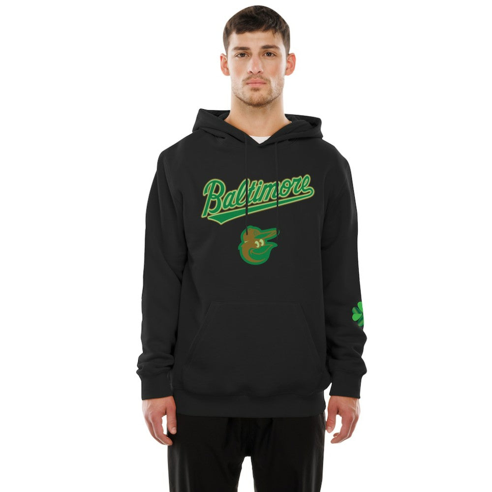 Baltimore Orioles New Era 2026 St. Patrick's Day Fleece Hoodie - Black - New Era Lifestyle