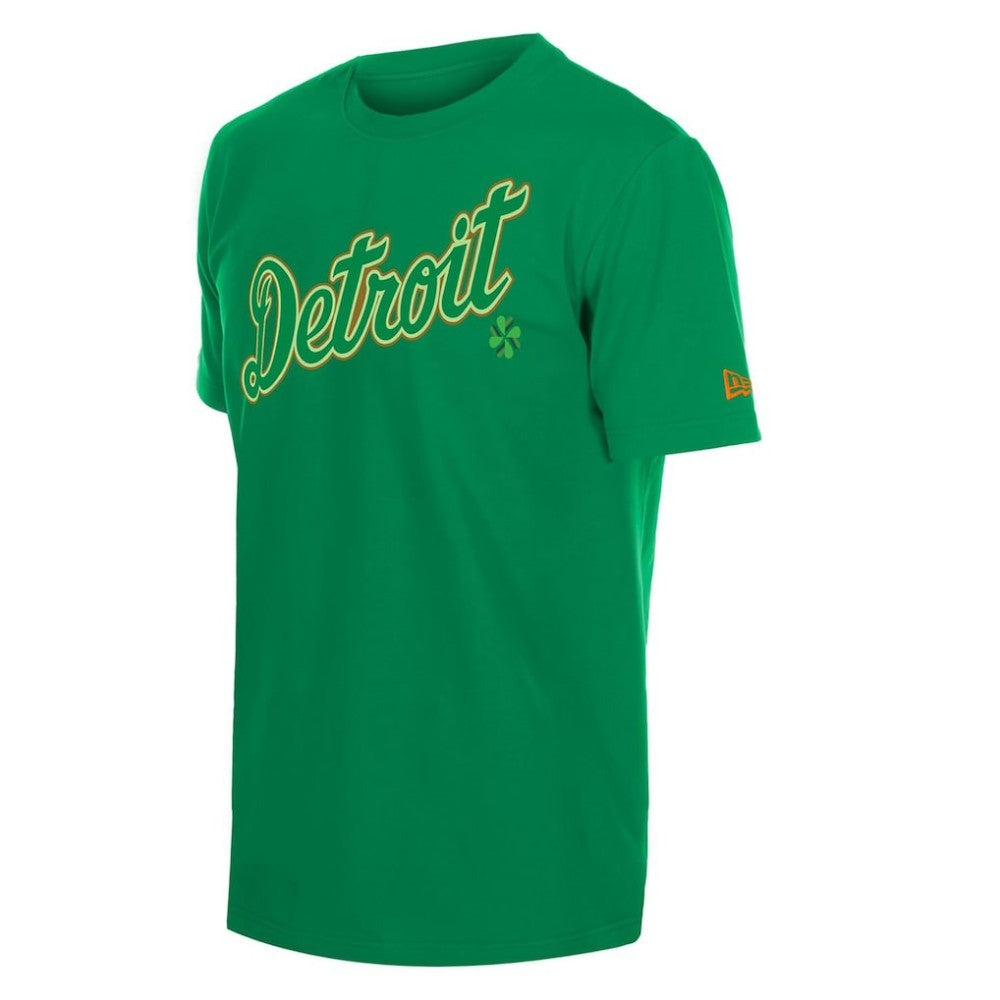 Detroit Tigers New Era 2026 St. Patrick's Day T-Shirt - Green - New Era Discount