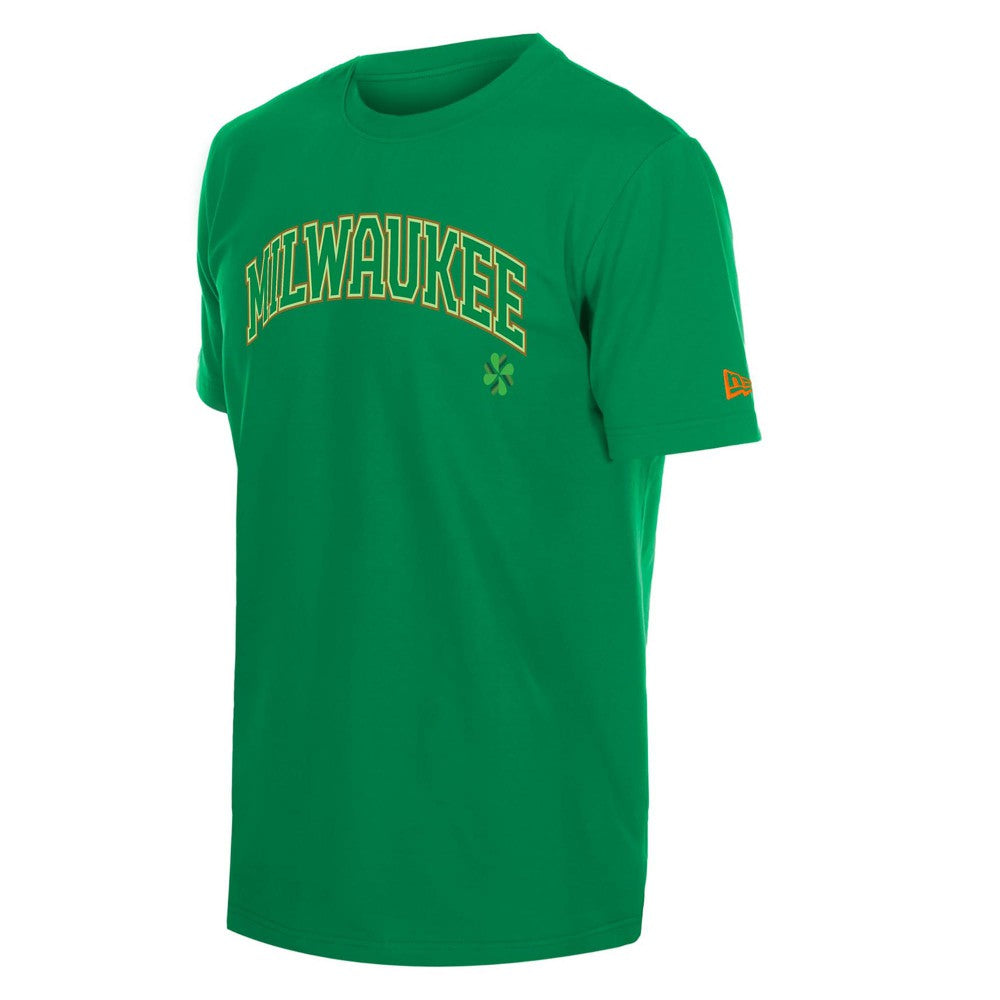Milwaukee Brewers New Era 2026 St. Patrick's Day T-Shirt - Green - New Era Sale
