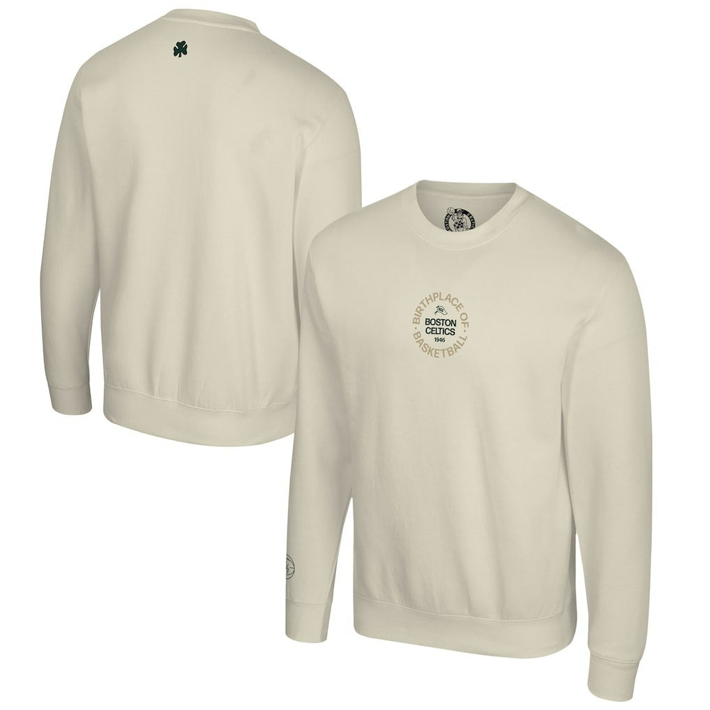 Boston Celtics Stadium Essentials Unisex '46 Reserve Fleece Sweatshirt Cream