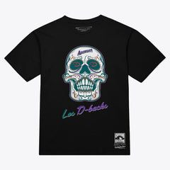 Arizona Diamondbacks Mitchell & Ness Women's Sugar Skull Boxy T-Shirt - Black - Mitchell & Ness on Sale
