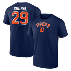 Tarik Skubal Detroit Tigers Winning Streak Name & Number T-Shirt - Navy - MLB Sale