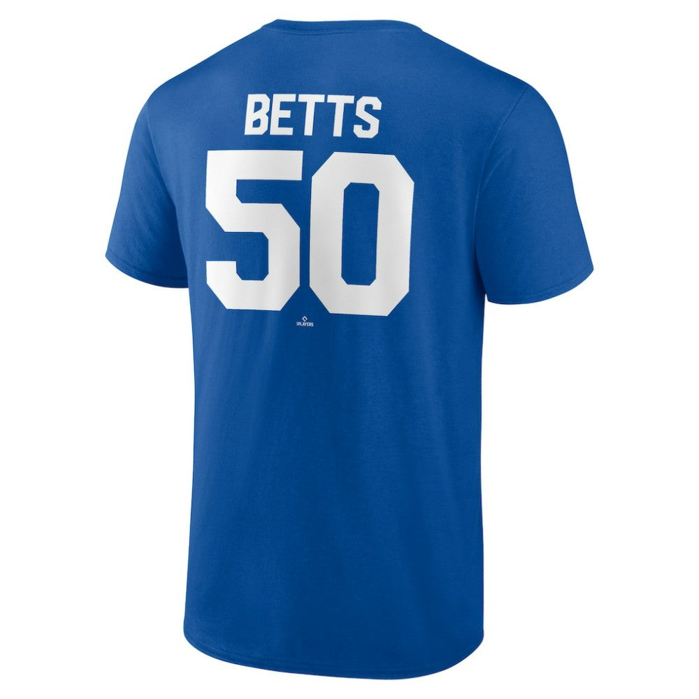 Mookie Betts Los Angeles Dodgers Winning Streak Name & Number T-Shirt - Royal - MLB on Sale