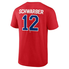 Kyle Schwarber Philadelphia Phillies Winning Streak Name & Number T-Shirt - Red - MLB on Sale