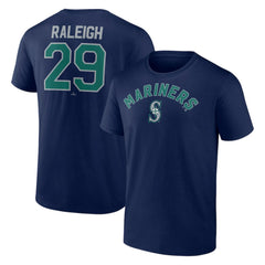 Cal Raleigh Seattle Mariners Winning Streak Name & Number T-Shirt - Navy - MLB Lifestyle